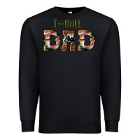 Black sport t ball dad Premium Sweatshirt - Artiststas
