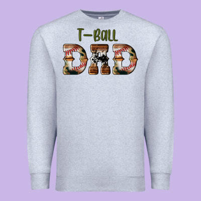 Sport T Ball Dad Premium Sweatshirt Designed By Artiststas