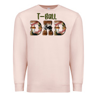 Pale Pink sport t ball dad Premium Sweatshirt - Artiststas