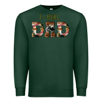 Sports Green sport t ball dad Premium Sweatshirt - Artiststas