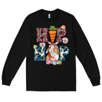 Black Western hip hop bunny Easter Day Long Sleeve Tee - CowGirlArtShop