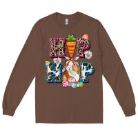 Chestnut Western hip hop bunny Easter Day Long Sleeve Tee - CowGirlArtShop