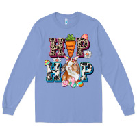Colony Blue Western hip hop bunny Easter Day Long Sleeve Tee - CowGirlArtShop