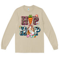 Mushroom Western hip hop bunny Easter Day Long Sleeve Tee - CowGirlArtShop
