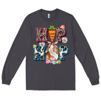 Smoke Western hip hop bunny Easter Day Long Sleeve Tee - CowGirlArtShop