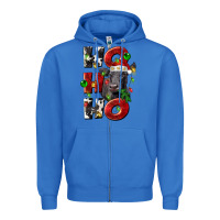 True Royal Christmas ho ho ho black angus Zipper Hoodie - LillyAllenDesigns