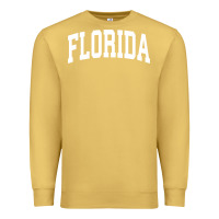 Antique Gold Florida Crewneck Sweatshirt Sports College Style State Gifts Premium Sweatshirt - minhPixels