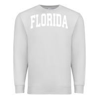 Dove Grey Florida Crewneck Sweatshirt Sports College Style State Gifts Premium Sweatshirt - minhPixels