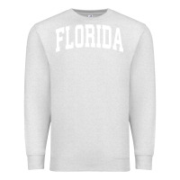Oatmeal Heather Florida Crewneck Sweatshirt Sports College Style State Gifts Premium Sweatshirt - minhPixels