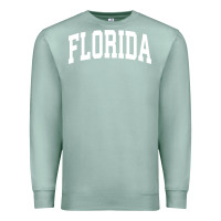 Seafoam Florida Crewneck Sweatshirt Sports College Style State Gifts Premium Sweatshirt - minhPixels