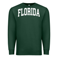 Sports Green Florida Crewneck Sweatshirt Sports College Style State Gifts Premium Sweatshirt - minhPixels