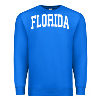 True Royal Florida Crewneck Sweatshirt Sports College Style State Gifts Premium Sweatshirt - minhPixels