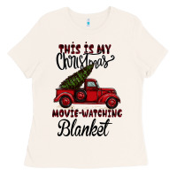 Bone This is My Christmas Movie Watching Blanket Ladies Tee - Bettercallsaul