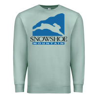Seafoam snowshoe mountain Premium Sweatshirt - minhPixels