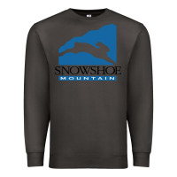 Smoke snowshoe mountain Premium Sweatshirt - minhPixels