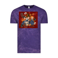 Cloud Purple wizard kids with glitter Vintage Tee - TumblerDesignByShophia