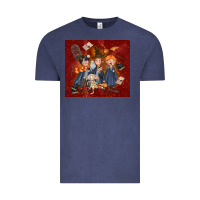 Vintage Denim wizard kids with glitter Vintage Tee - TumblerDesignByShophia
