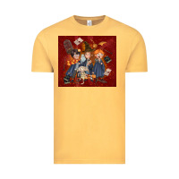 Vintage Mustard wizard kids with glitter Vintage Tee - TumblerDesignByShophia