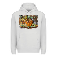 Dove Grey hey there pumpkin Premium Hoodie - BundleAndBundleShop