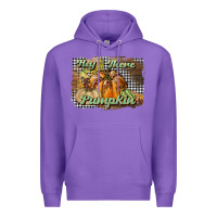 Purple hey there pumpkin Premium Hoodie - BundleAndBundleShop