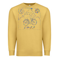 Antique Gold Bicycle Day 1943  LSD Acid Trip  Druffi gift Premium Sweatshirt - minhPixels