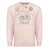 Pale Pink Bicycle Day 1943  LSD Acid Trip  Druffi gift Premium Sweatshirt - minhPixels