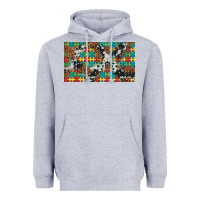 Heather Grey western autism  cup Heavyweight Hoodie - Artiststas
