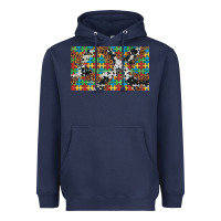 Navy western autism  cup Heavyweight Hoodie - Artiststas