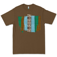 Cacao Western Farm Life Cowhide Brush Strokes Premium Tee - Bettercallsaul