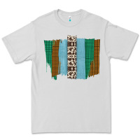 Dove Grey Western Farm Life Cowhide Brush Strokes Premium Tee - Bettercallsaul