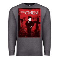 Charcoal Heather The Omen Horror Movie Premium Sweatshirt - minhPixels