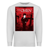 Dove Grey The Omen Horror Movie Premium Sweatshirt - minhPixels