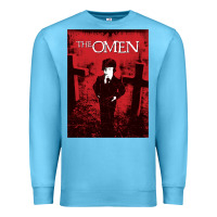 Ocean Blue The Omen Horror Movie Premium Sweatshirt - minhPixels