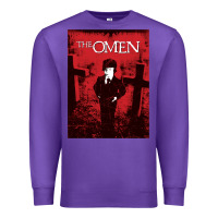 Purple The Omen Horror Movie Premium Sweatshirt - minhPixels