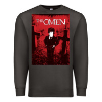 Smoke The Omen Horror Movie Premium Sweatshirt - minhPixels