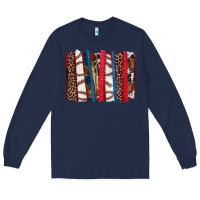 Navy Baseball brushstroke Long Sleeve Tee - HowdyJamesFarm