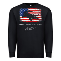 Black Don_t Tread On Florida Governor Ron DeSantis 2022 USA Flag Premium Sweatshirt - minhPixels