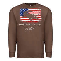 Chestnut Don_t Tread On Florida Governor Ron DeSantis 2022 USA Flag Premium Sweatshirt - minhPixels