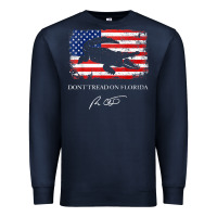 Navy Don_t Tread On Florida Governor Ron DeSantis 2022 USA Flag Premium Sweatshirt - minhPixels