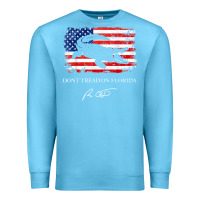 Ocean Blue Don_t Tread On Florida Governor Ron DeSantis 2022 USA Flag Premium Sweatshirt - minhPixels