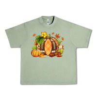 Oil Green Fall American Football Urban Heavy Tee - RanaPortraitStore