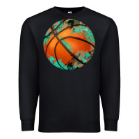 Black western basketball camouflage glitter pattern Premium Sweatshirt - Artiststas
