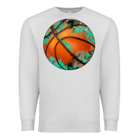 Dove Grey western basketball camouflage glitter pattern Premium Sweatshirt - Artiststas