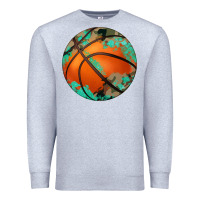 Heather Grey western basketball camouflage glitter pattern Premium Sweatshirt - Artiststas