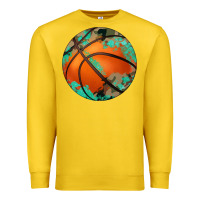 Lemon western basketball camouflage glitter pattern Premium Sweatshirt - Artiststas