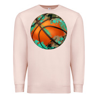 Pale Pink western basketball camouflage glitter pattern Premium Sweatshirt - Artiststas