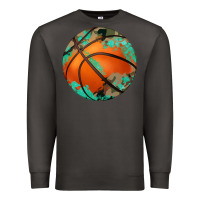Smoke western basketball camouflage glitter pattern Premium Sweatshirt - Artiststas