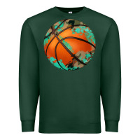 Sports Green western basketball camouflage glitter pattern Premium Sweatshirt - Artiststas