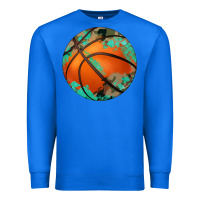 True Royal western basketball camouflage glitter pattern Premium Sweatshirt - Artiststas