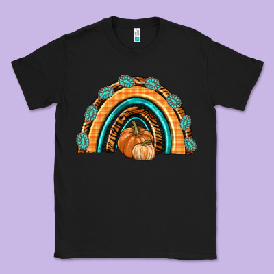 Rainbow Thankful With Gemstone Classic Tee Designed By Texasbilliewilder